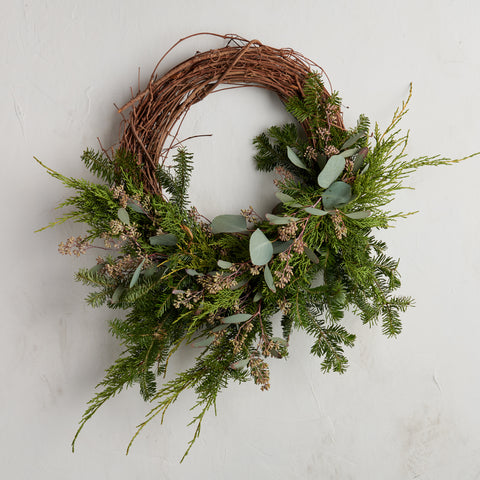 Simple Half Mixed Wreath